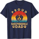 Proud Sheepadoodle Dad Gifts Funny Dog Pet Owner Fathers Day Men Women Kids T-Shirt - T-Shirt | Navy