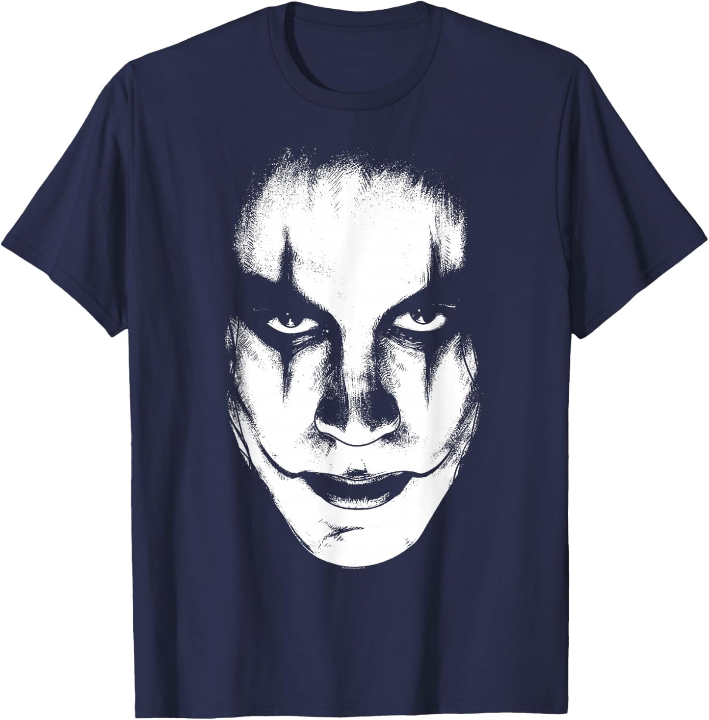 The Crow - Big Face , Black, S T-Shirt - T-Shirt | Navy