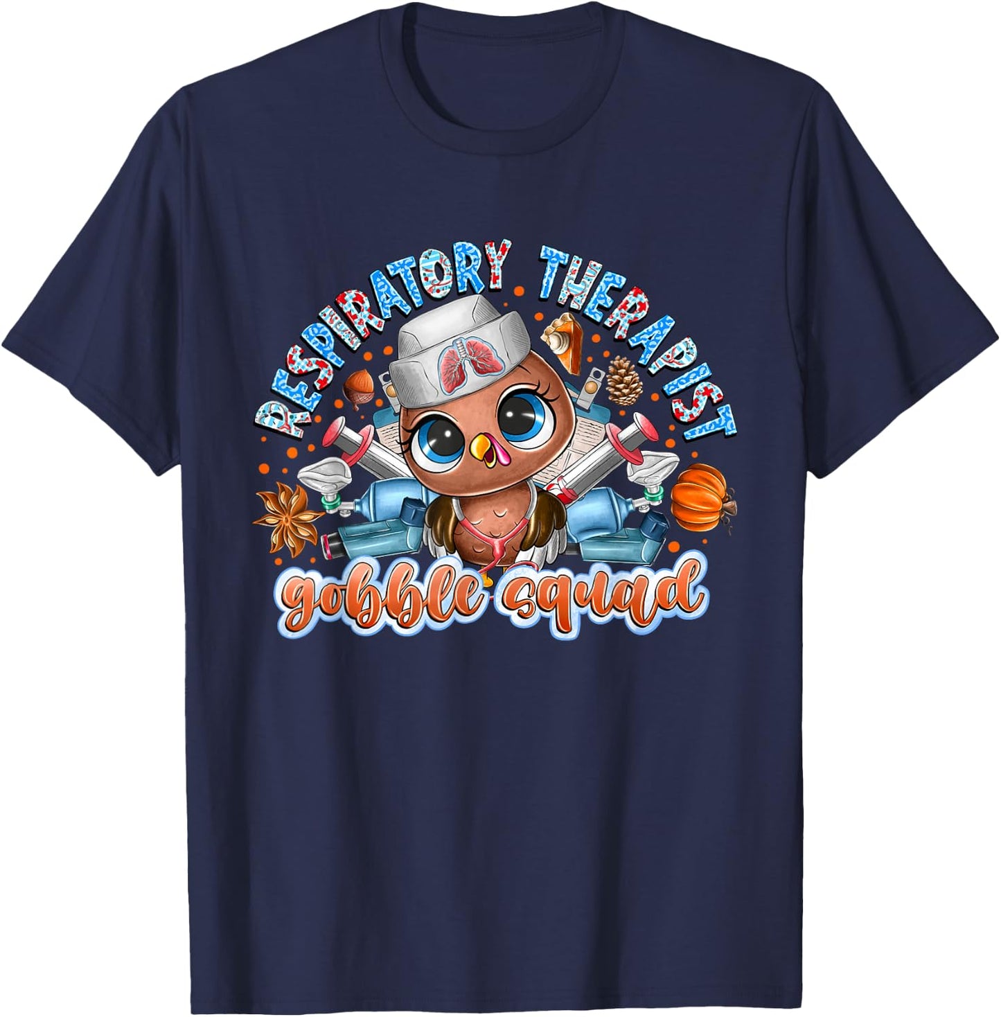 Thanksgiving Funny T-Shirt - T-Shirt | Navy
