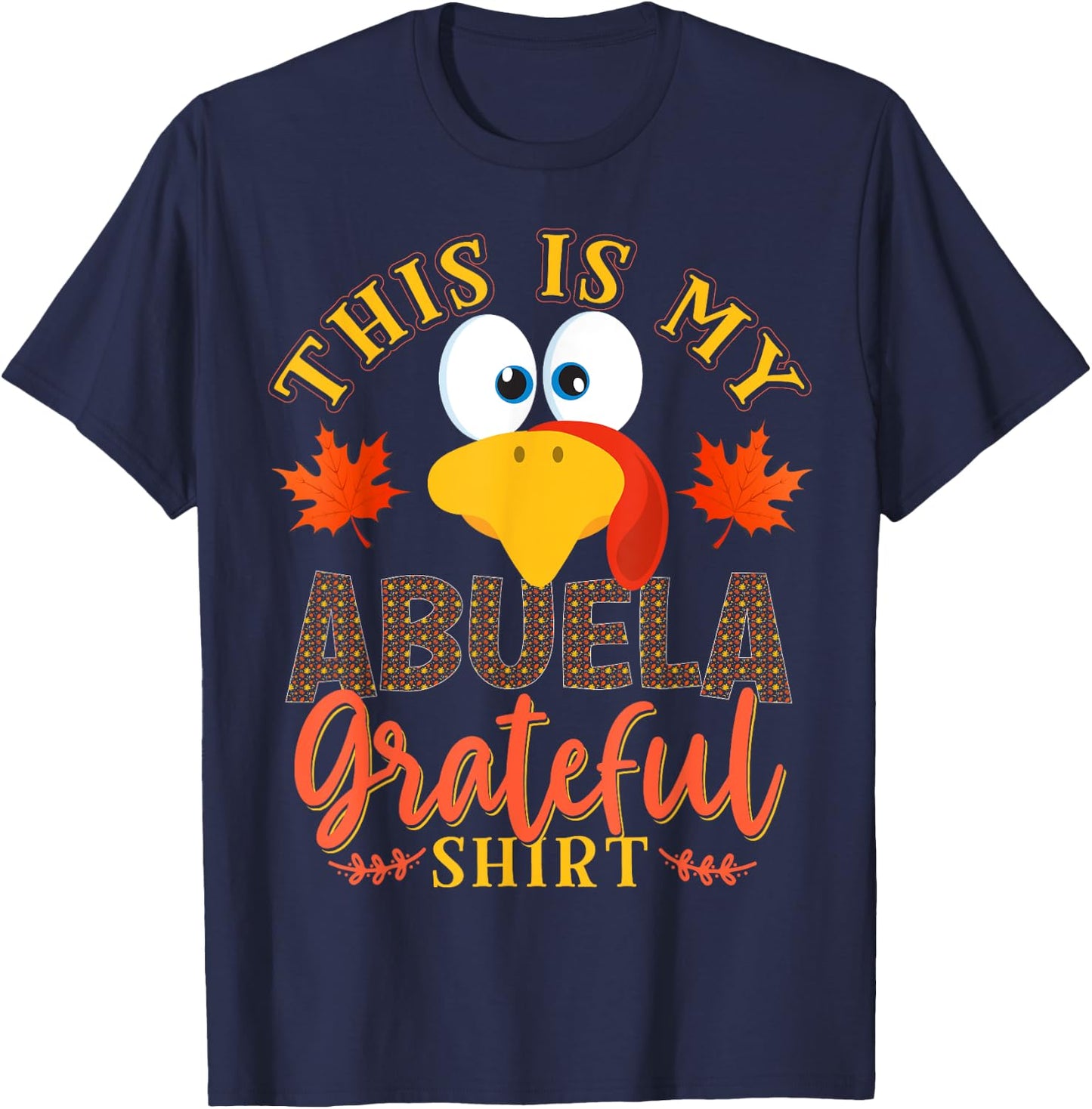 99 Gifts Funny Matching Thanksgiving For Family Women's Modern Thanksgiving Black T-Shirt - T-Shirt | Navy