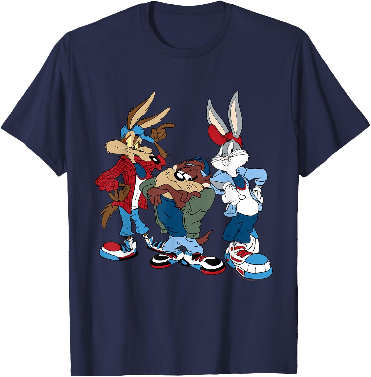 Looney Tunes Wiley, Bugs, Taz T-Shirt - T-Shirt | Navy