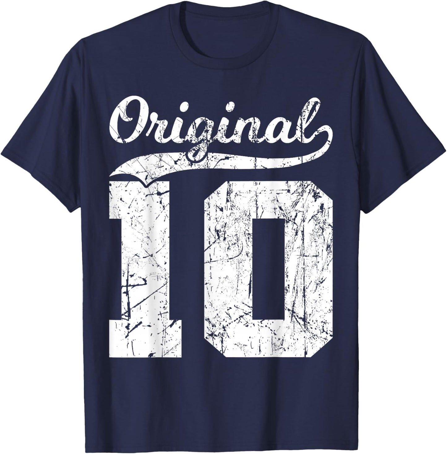 10 Original 14 Years Boy Girl Birthday , black T-Shirt - T-Shirt | Navy