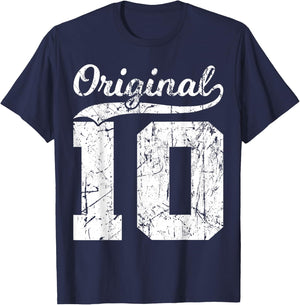 10 Original 14 Years Boy Girl Birthday , black T-Shirt - T-Shirt | Navy