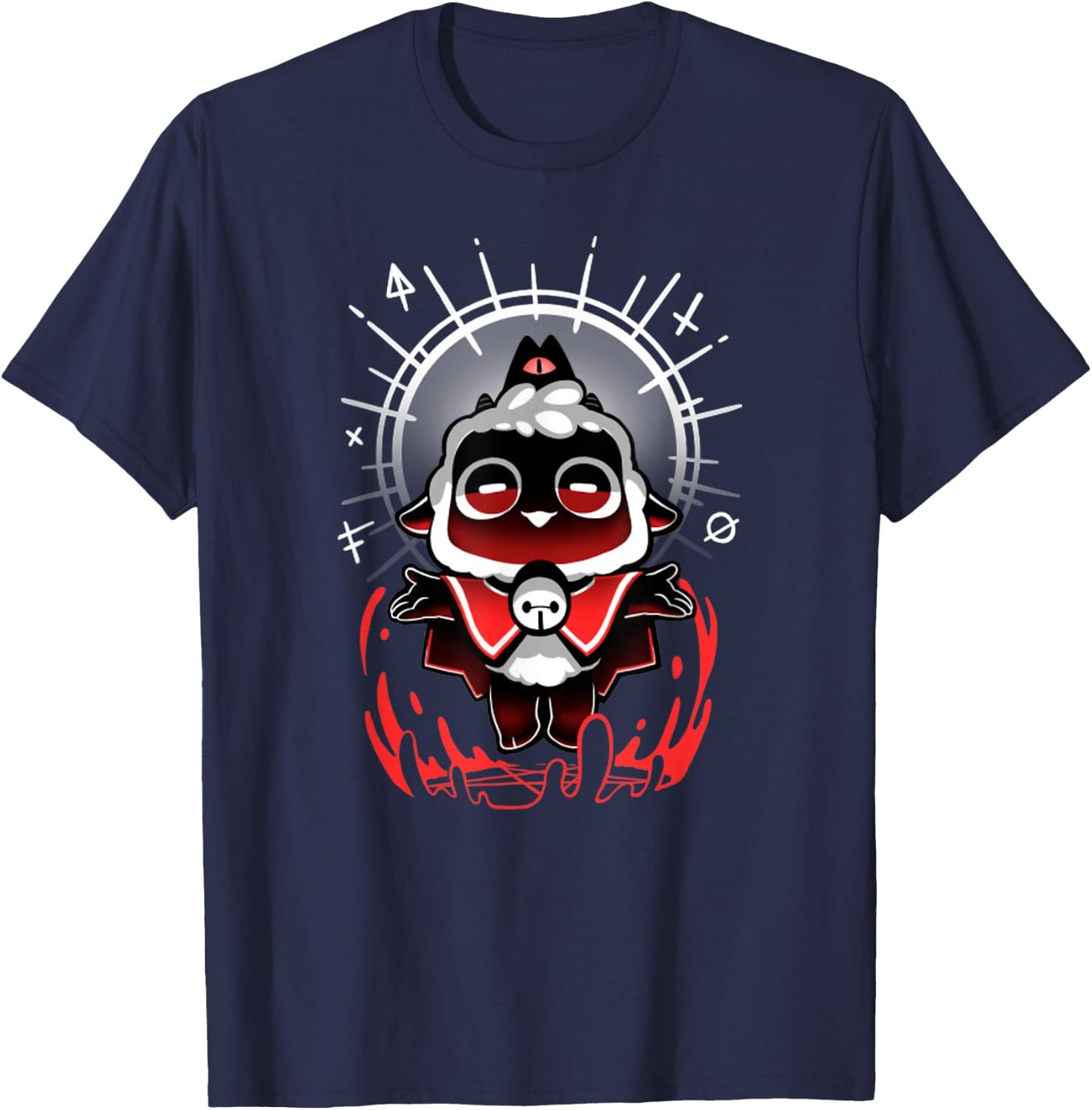 Join the Cult - Cult Of The Lamb Cute Gamer Cult Of The Lamb , Black, S T-Shirt - T-Shirt | Navy