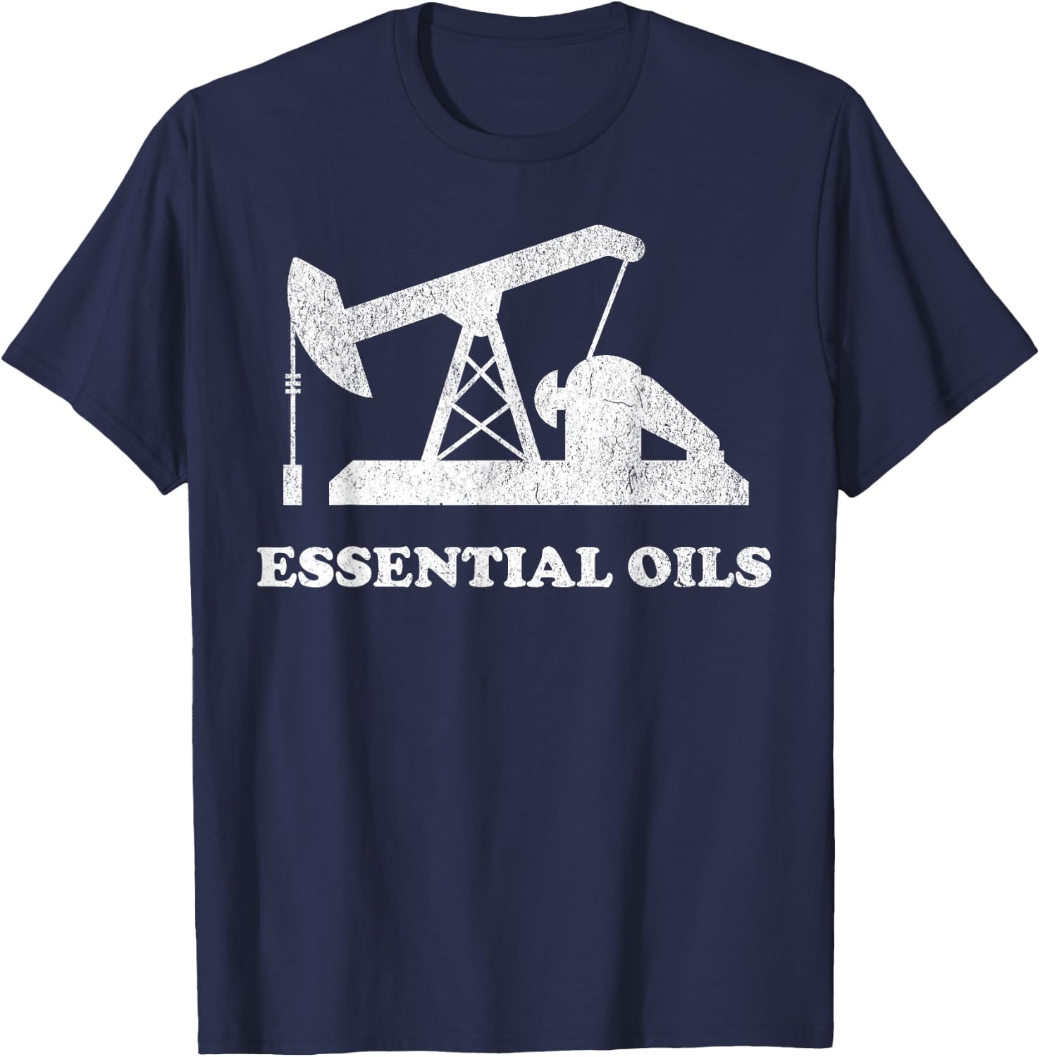 Funny Fossil Fuels T-Shirt - T-Shirt | Navy