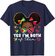 Half Trinidadian Guyanese Trinidad Flag Guyana Kids Girls T-Shirt - T-Shirt | Navy
