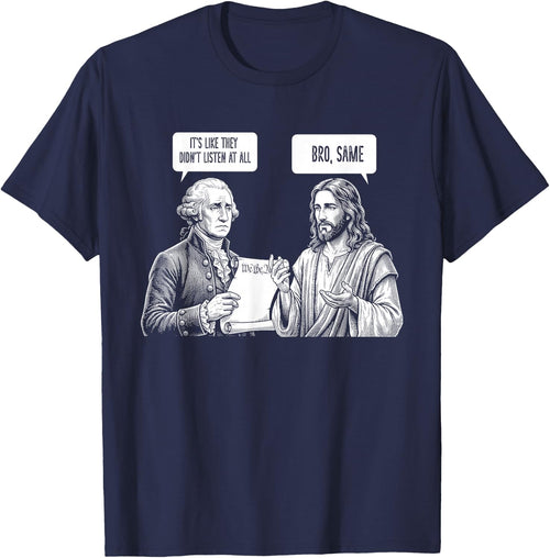 George Washington Jesus Bro Same Funny Political Meme USA