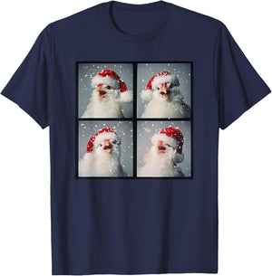 Chicken Farm Bird Men Kids Women Christmas Silkie Chicken T-Shirt - T-Shirt | Navy