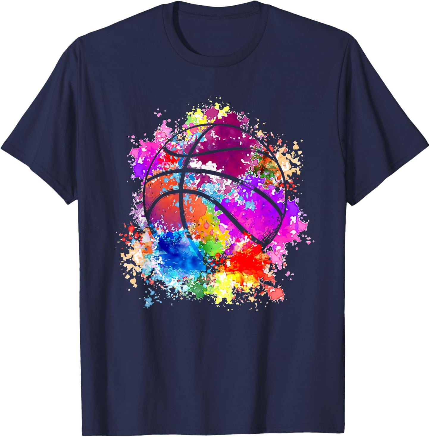 Basketballer Basketballspieler Kinder Streetball Rebound T-Shirt - T-Shirt | Navy