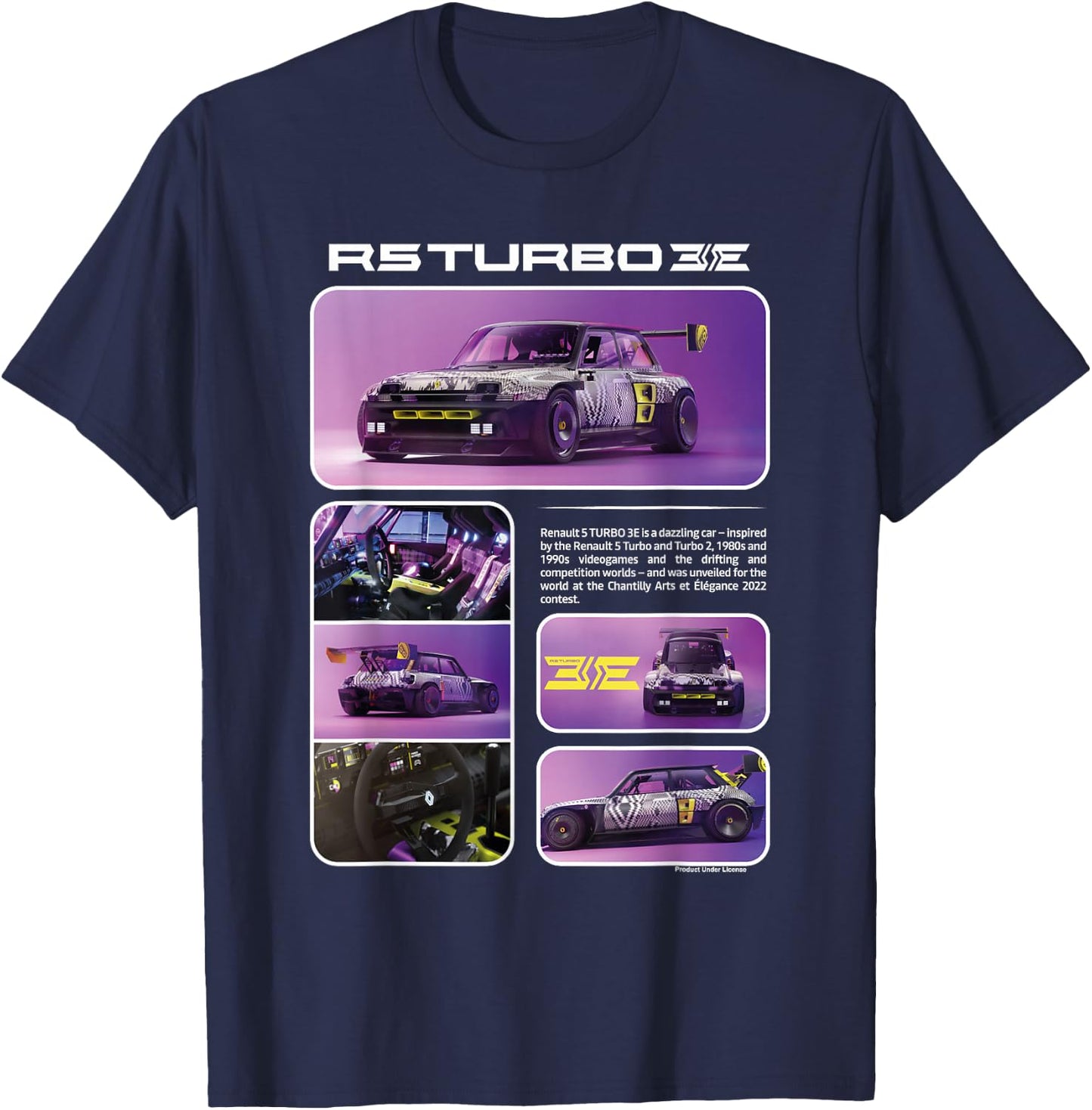 Renault R5 Turbo 3E Concept Car Electric T-Shirt - T-Shirt | Navy