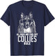 Dogs are Cool But Collies Rule Funny T-Shirt - T-Shirt | Navy