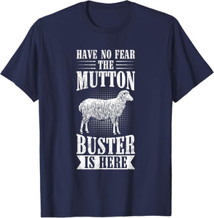 Sheep Riding Mutton Busting Quote for a Mutton Buster T-Shirt - T-Shirt | Navy