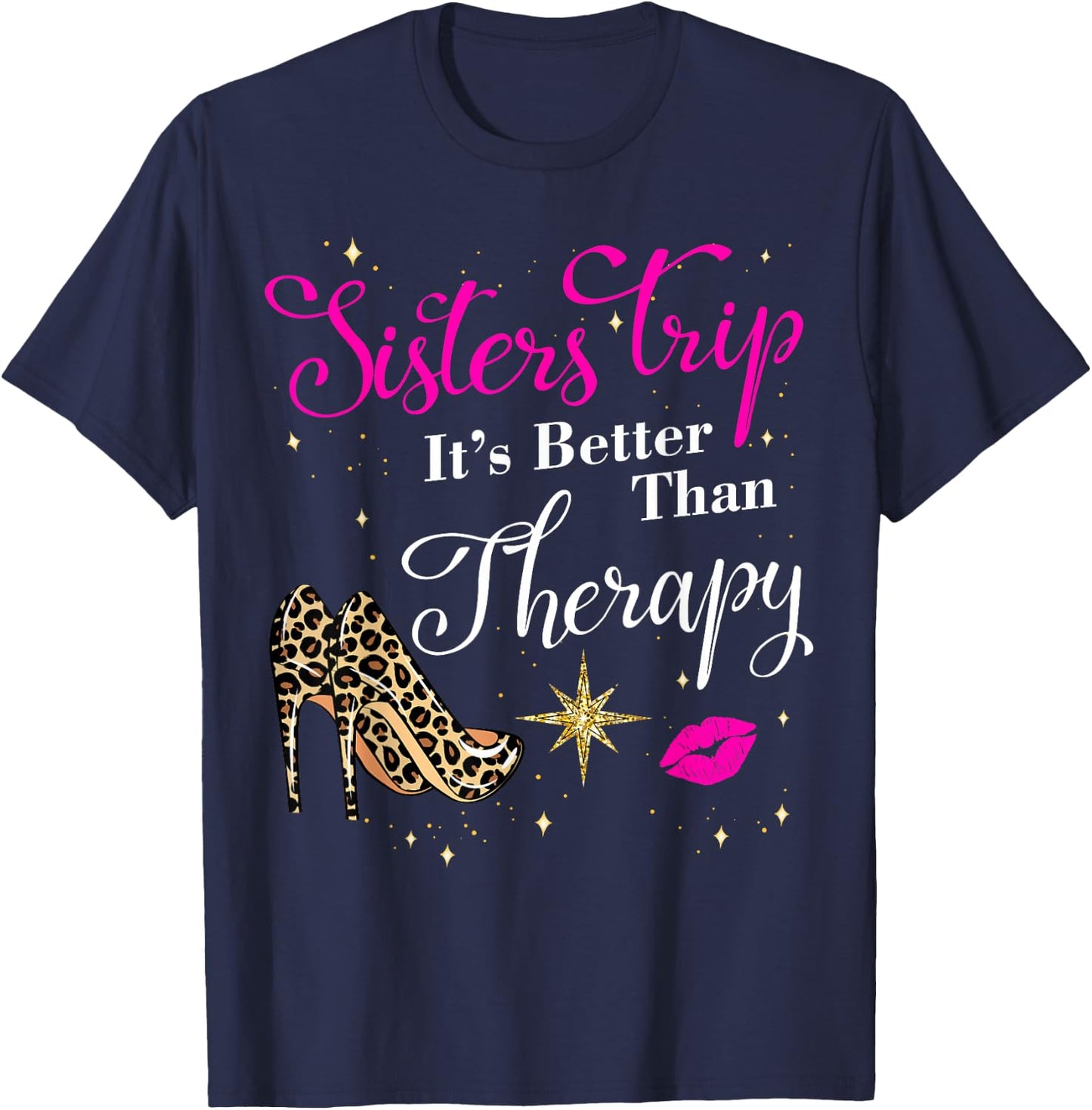 Girls Sisters Trip 2026 Nashville Las Vegas Weekend Birthday T-Shirt - T-Shirt | Navy