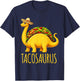 Funny Tacosaurus Dinosaur Taco Cinco De Mayo Toddler Kids T-Shirt - T-Shirt | Navy