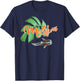 Maldives Whale Shark Monstera Vacation Travel Souvenir Gift T-Shirt - T-Shirt | Navy