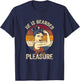 He Is Bearded For My Pleasure Funny Beard Loving Women T-Shirt - T-Shirt | Navy