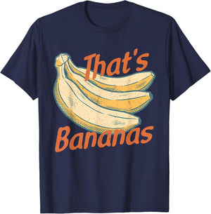 That's Bananas Funny Banana Women Kids T-Shirt - T-Shirt | Navy