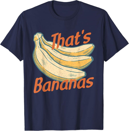 That's Bananas Funny Banana Women Kids T-Shirt - T-Shirt | Navy