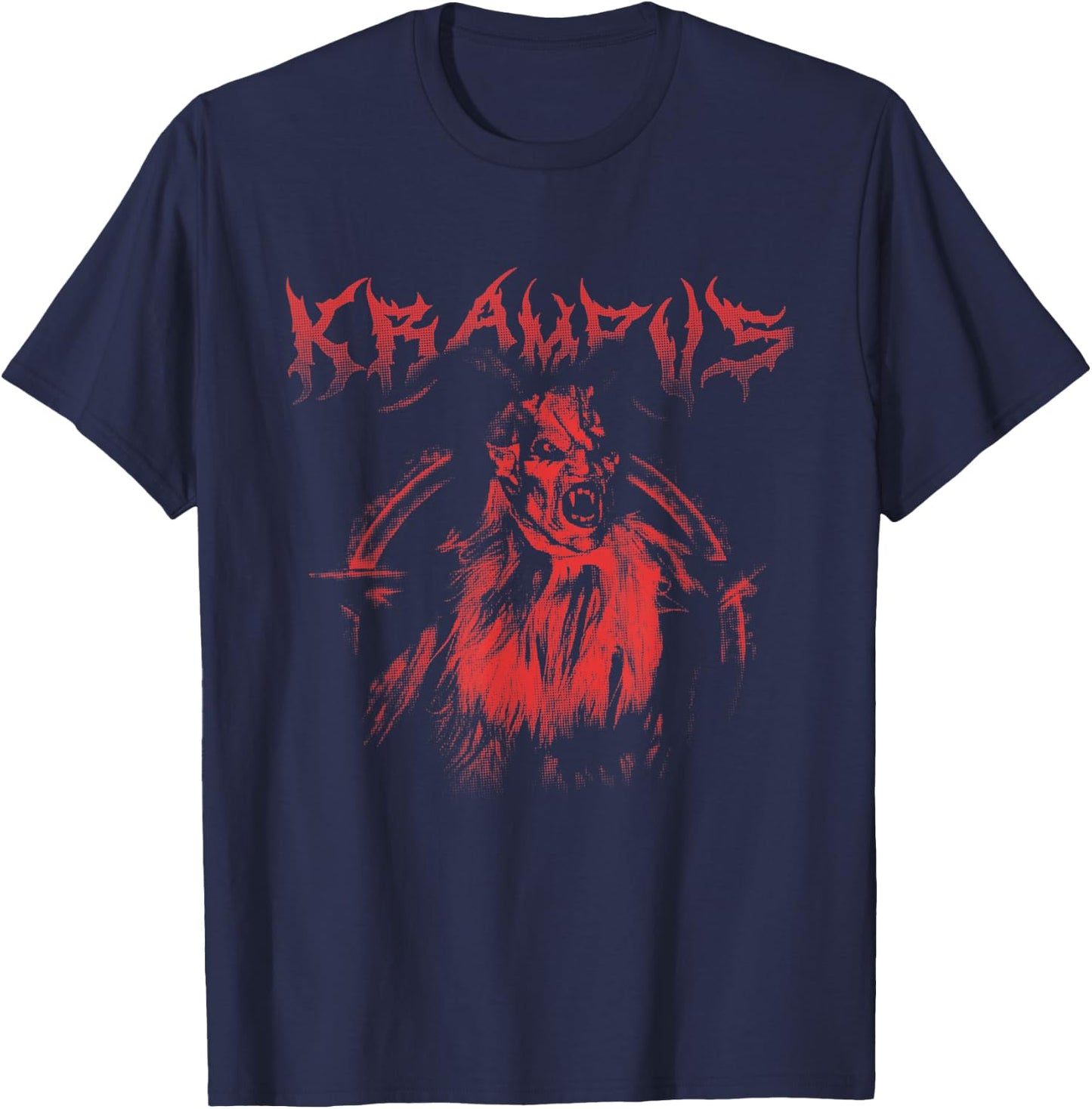 Kramperl Perchten Santa's Helper Christmas Demon Krampus T-Shirt - T-Shirt | Navy