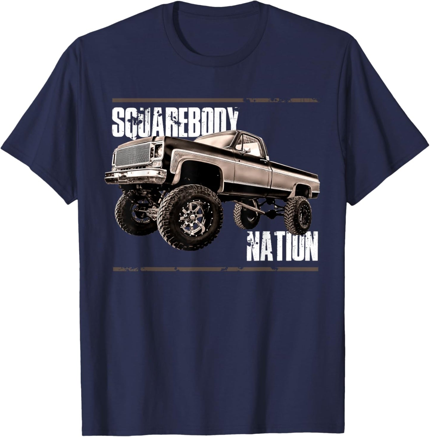 Squarebody Classic Square body Vintage Squarebody Nation T-Shirt - T-Shirt | Navy