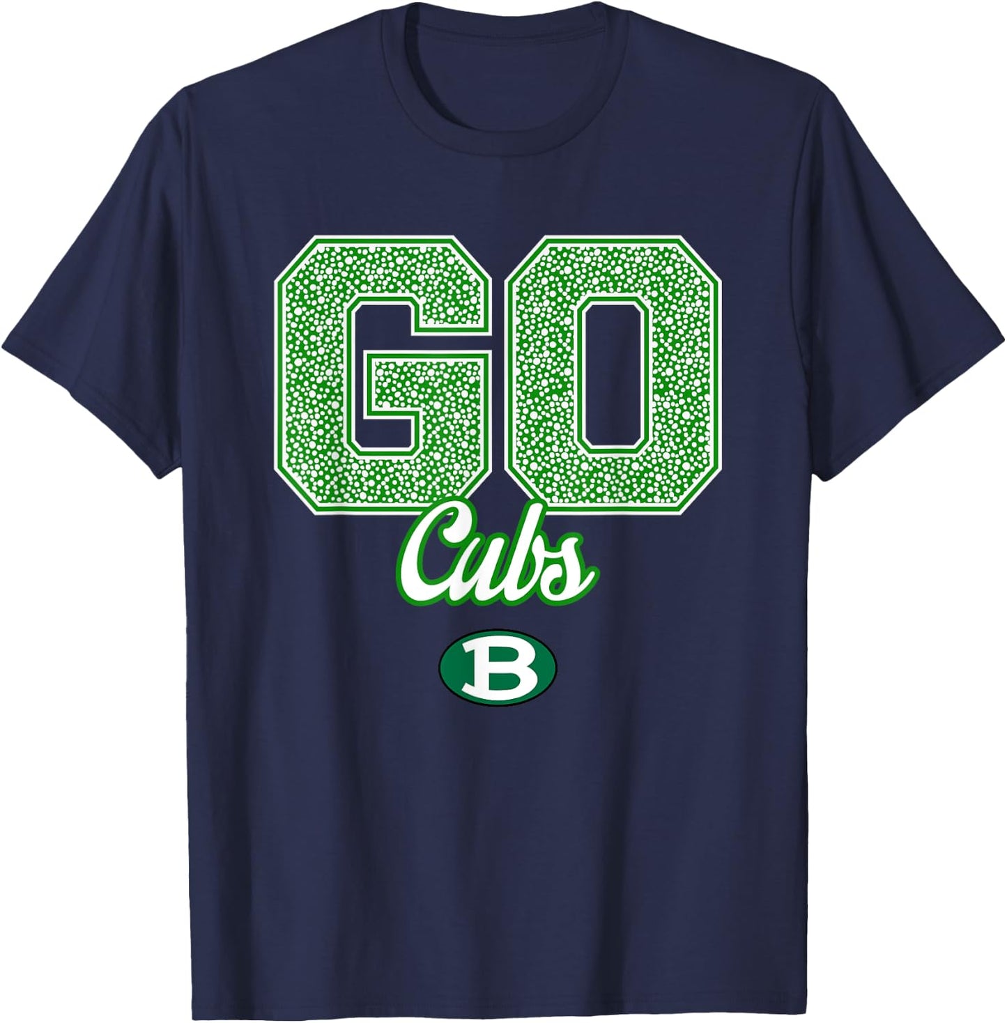Brenham Cubs Logo GO! School Pride HS T-Shirt - T-Shirt | Navy