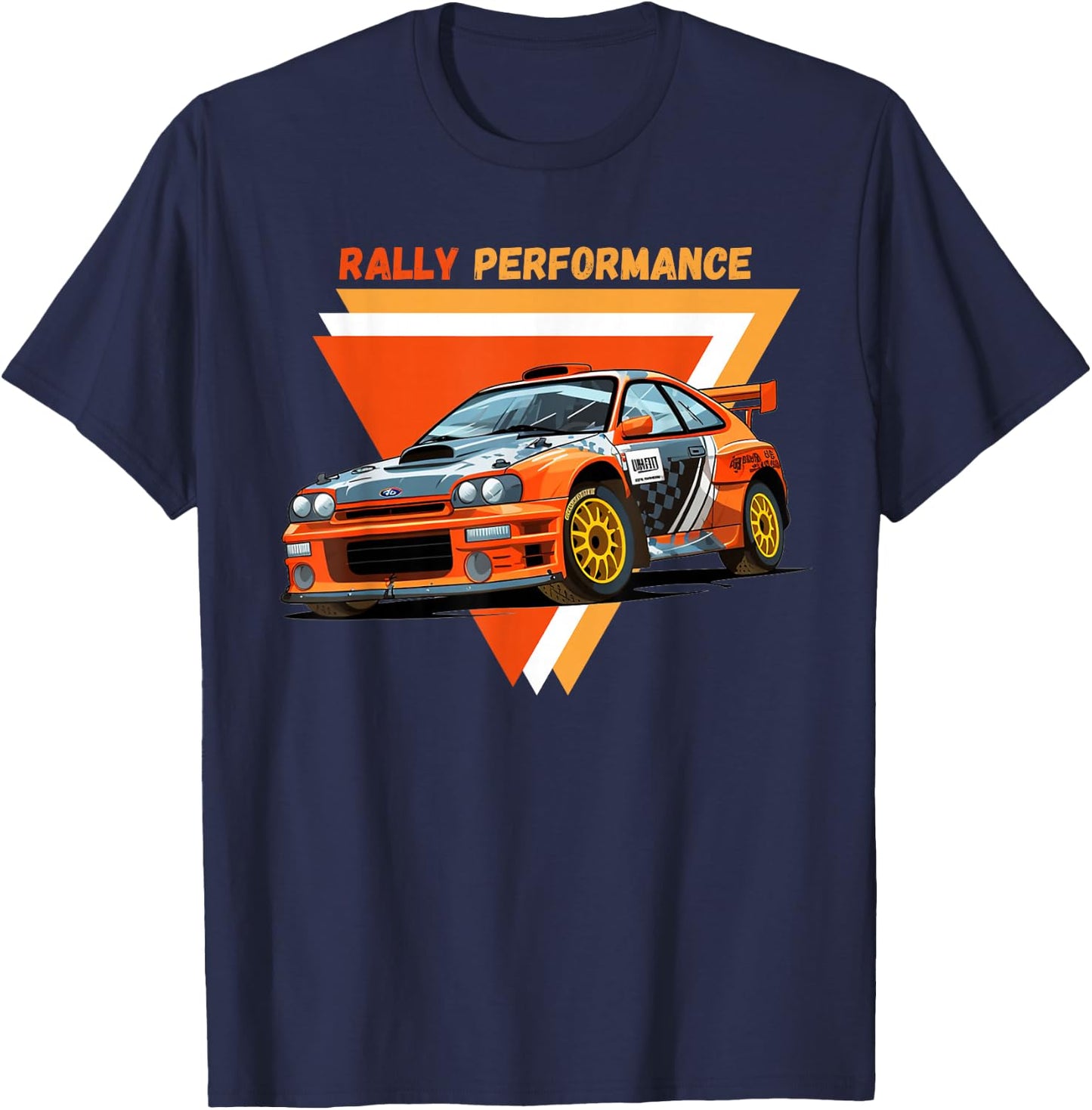 Rally Performance Motorsport Car Racing T-Shirt - T-Shirt | Navy