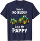 There's No Buddy Like My Pappy Tractor Matching Family T-Shirt - T-Shirt | Navy