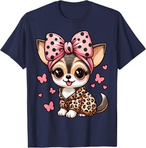 I love my Chihuahua | J'aime mon chihuahua T-Shirt - T-Shirt | Navy