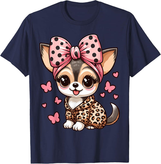 I love my Chihuahua | J'aime mon chihuahua T-Shirt - T-Shirt | Navy