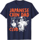 Japanese Chin Dad Club Dog Dad Men Father's Day T-Shirt - T-Shirt | Navy