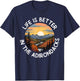 Moose Adirondack Mountains Life Is Better In The Adirondacks T-Shirt - T-Shirt | Navy