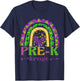 Mardi Gras Teacher Pre-K Krewe Rainbow Leopard Carnival Men Women Kids T-Shirt - T-Shirt | Navy