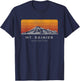Vintage Mt Rainier - Sunset Edition T-Shirt - T-Shirt | Navy