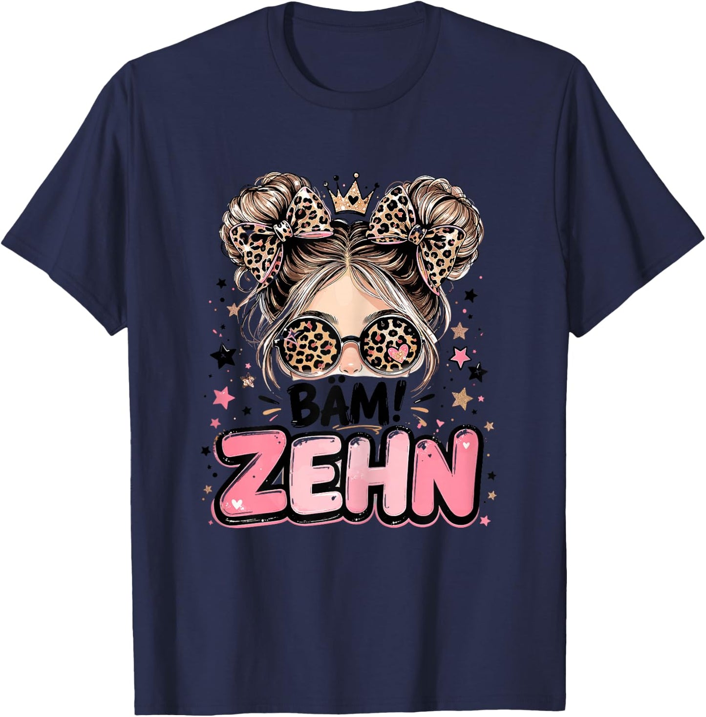 10. Geburtstag Mädchen 10 Jahre 2016 Lustig Geschenk T-Shirt - T-Shirt | Navy