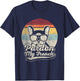 Retro Vintage Pardon My French Frenchie French Bulldog T-Shirt - T-Shirt | Navy