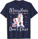 Messy Hair Don't Care Unicorn Lovers Messy Bun Hair Kids T-Shirt - T-Shirt | Navy