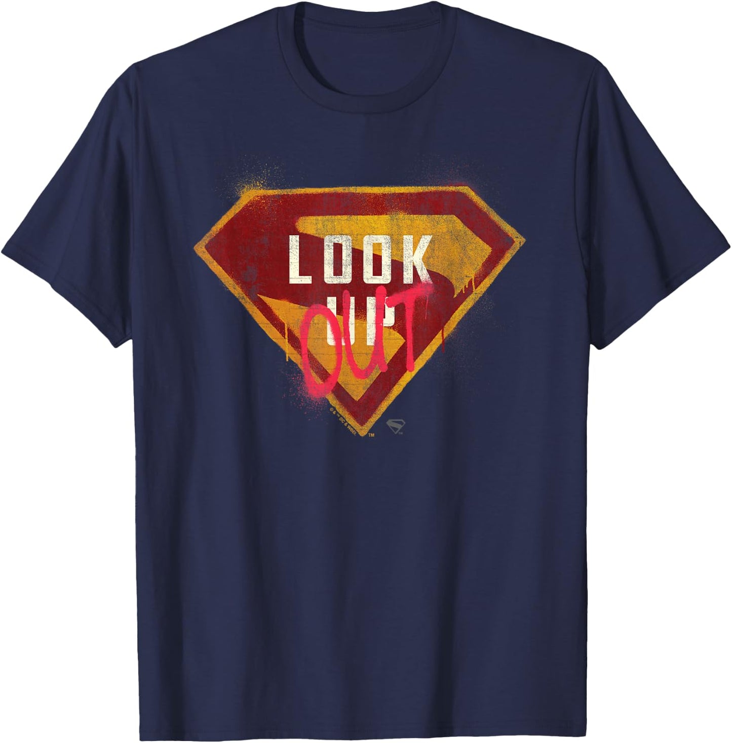 Supergirl 2026 Look Out T-Shirt - T-Shirt | Navy