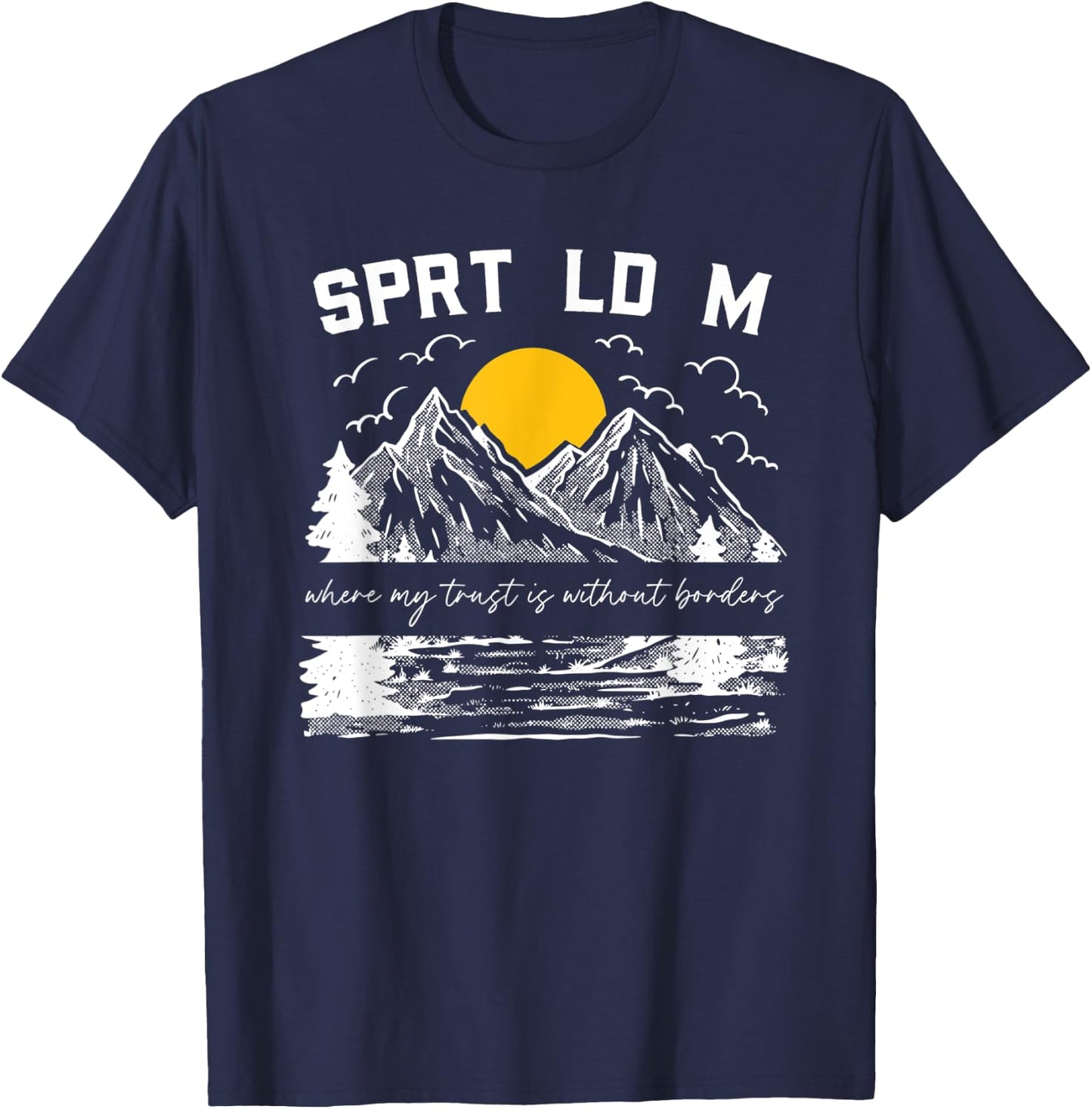 Spirit Lead ME Sprt Ld M Kirche Jesus Christus Christlich T-Shirt - T-Shirt | Navy