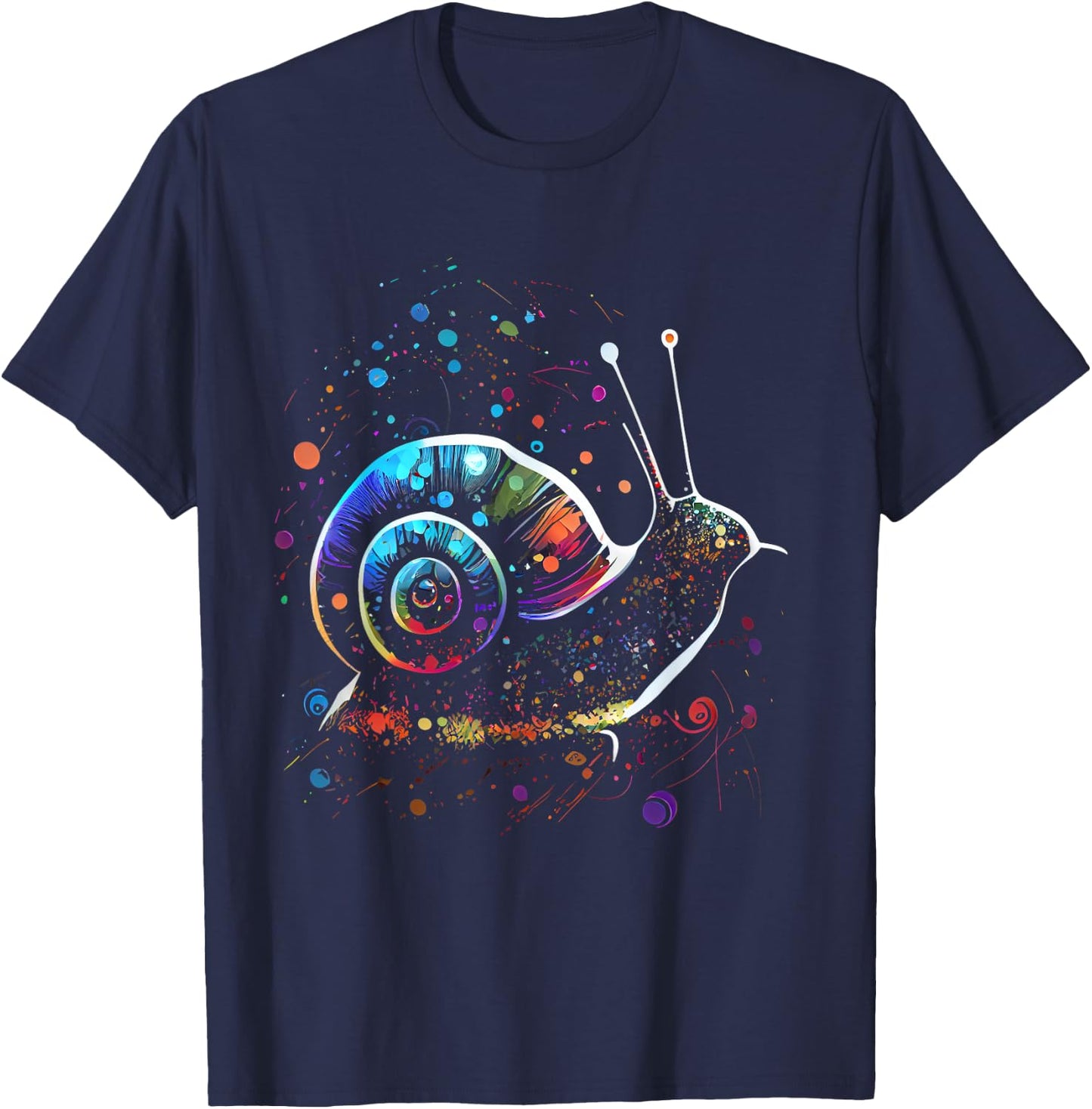 Schnecke Schnecken Lieblingstier Tier Lahme Schnecke T-Shirt - T-Shirt | Navy