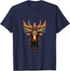 Moose Haida Totem Art Indian Indigenous Tribal T-Shirt - T-Shirt | Navy