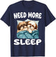Jolie chemise de nuit Shih Tzu Need More Sleep Pyjamas T-Shirt - T-Shirt | Navy