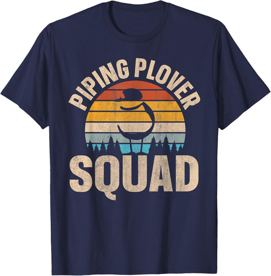 Piping Plover Squad Design for a Piping Plover expert T-Shirt - T-Shirt | Navy