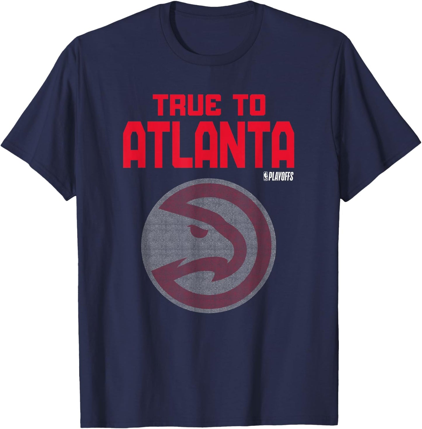 NBA 2026 Playoffs Mantra Hawks Billboard T-Shirt - T-Shirt | Navy