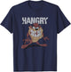 Looney Tunes Hangry Tasmanian Devil Big Chest Retro Portrait T-Shirt - T-Shirt | Navy