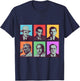 American Gangsters Mafia Bosses Small T-Shirt - T-Shirt | Navy