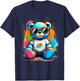 Colorful Teddy Bear T-Shirt - T-Shirt | Navy