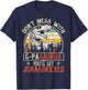 Don't Mess With G-pasaurus You'll Get Jurasskicked G-pa T-Shirt - T-Shirt | Navy