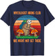 Funny Sloth Mushrooms Mycology Gifts, Mycologist Hiking Club T-Shirt - T-Shirt | Navy