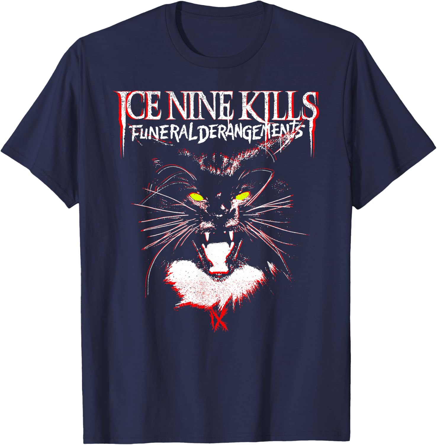 Ice Nine Kills - Funeral Derangements Halloween , black T-Shirt - T-Shirt | Navy