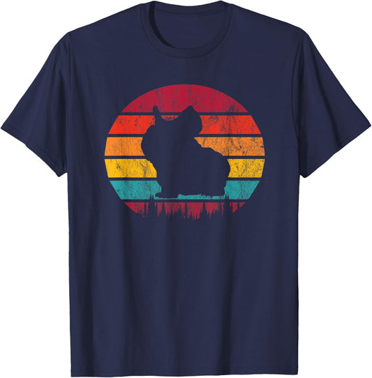Skinny Pig Retro Vintage T-Shirt - T-Shirt | Navy